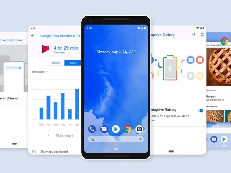 Android 9.0 Pie kommt mit einer Vielzahl an neuen Funktionen und Features.