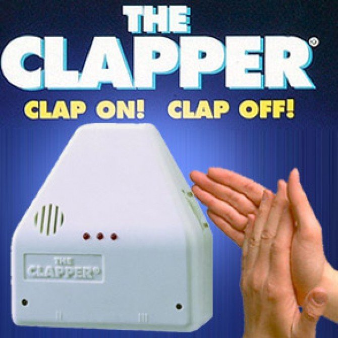 Klatschen statt Reden: Der Clapper.