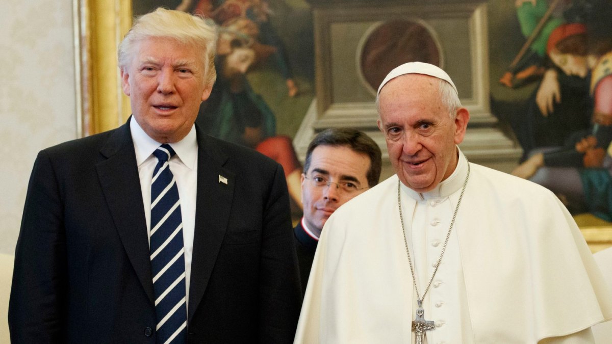 Donald Trump und Papst Franziskus