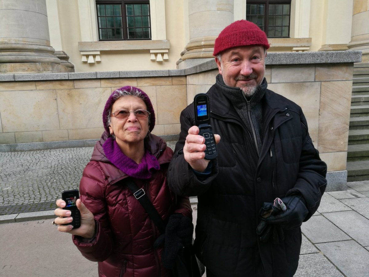 Das Ehepaar Doris und Hans-Georg in Berlin.