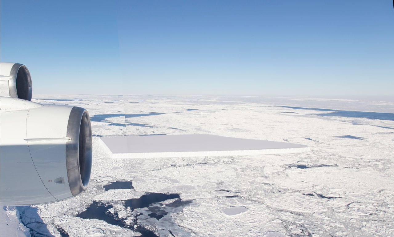 Die NASA-Operation IceBridge hat dieses Prachtstück zutage gefördert.