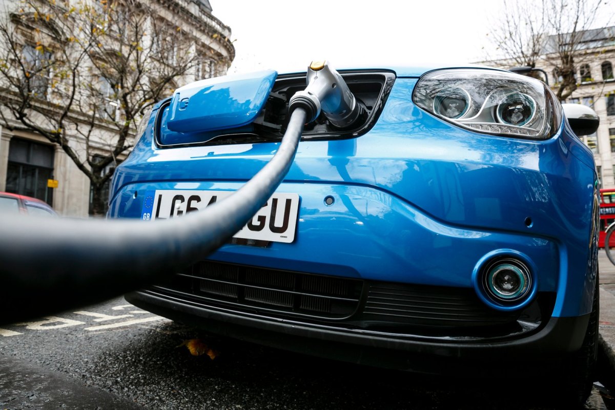 Elektroauto an der Ladestation