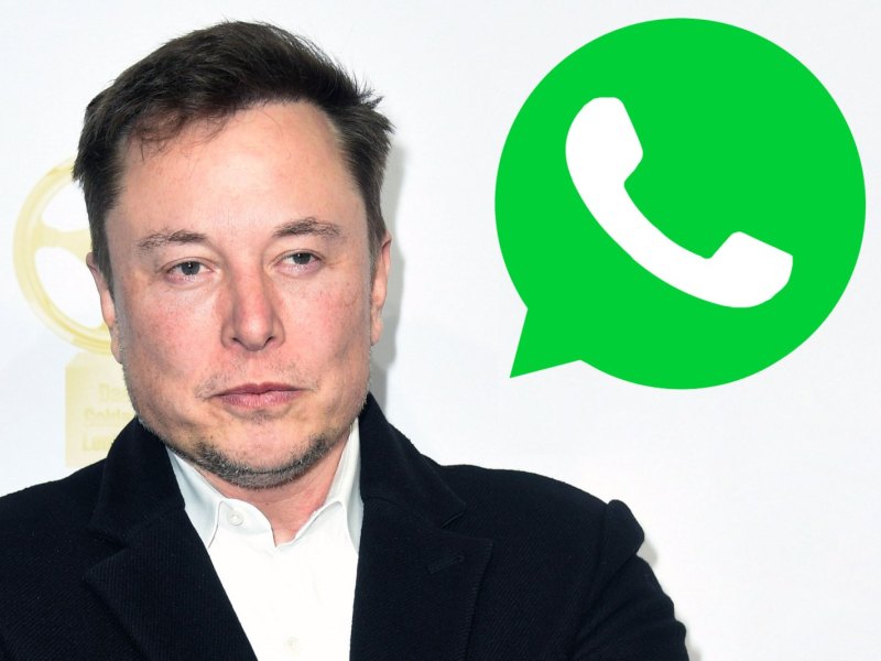 Elon Musk hat etwas zu WhatsApp zu sagen.