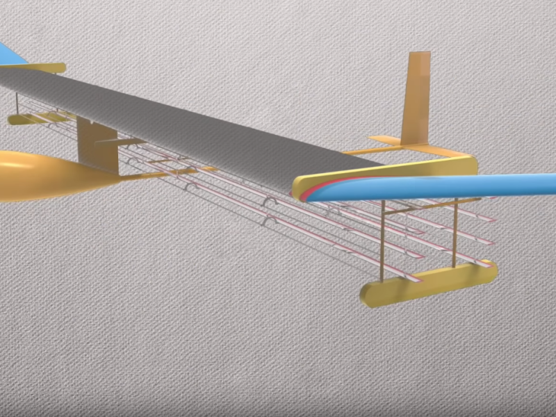 Ionengetriebenes Flugzeug