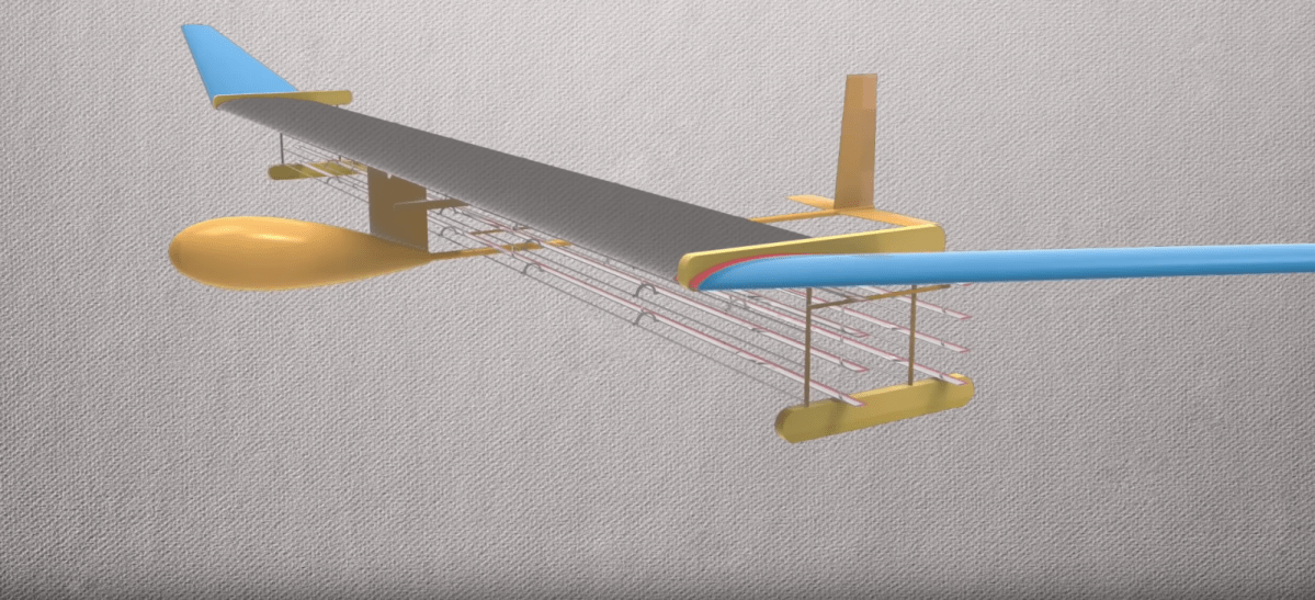 Ionengetriebenes Flugzeug