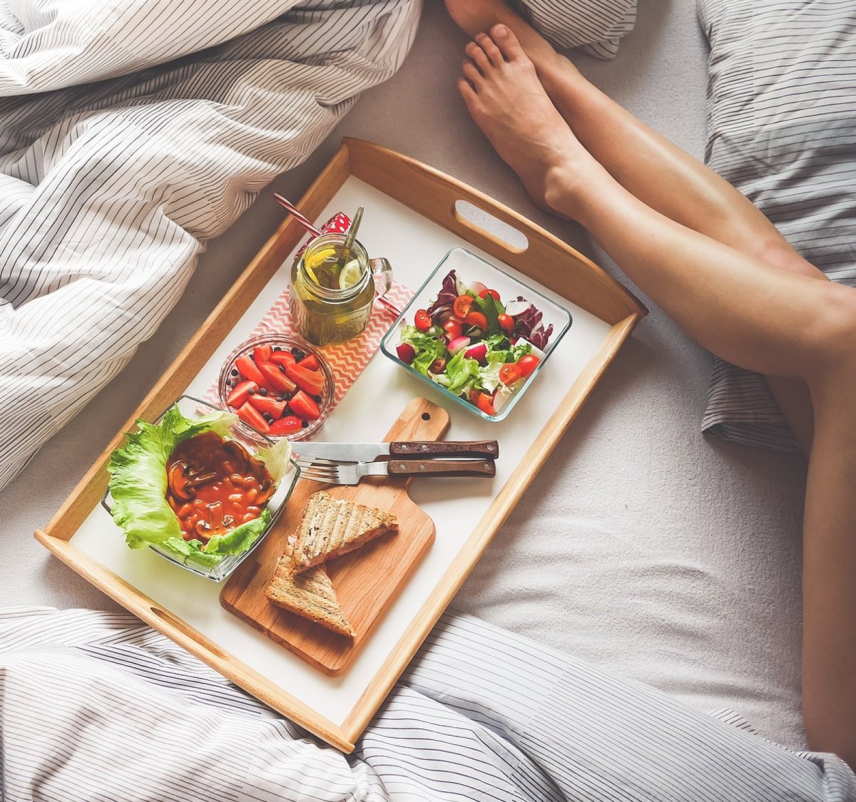 Frühstück im Bett