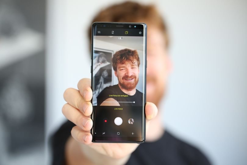 Das Note 8 kommt mit dem neuen Feature "Live-Fokus". 