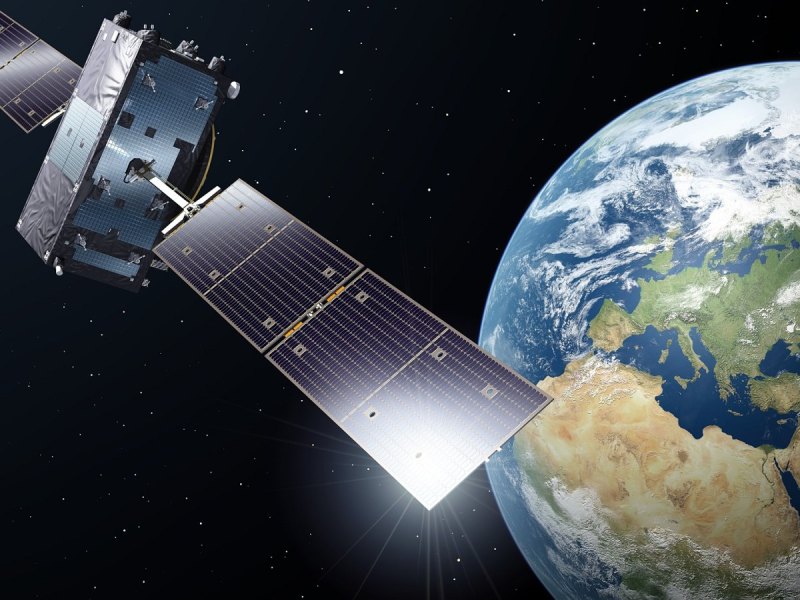 Galileo Satellit im Orbit