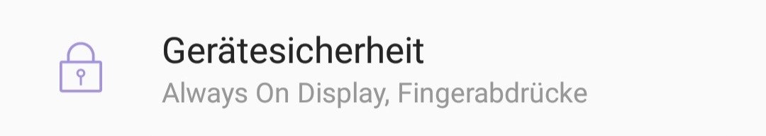 In den Android-Einstellungen kannst du für die Gerätesicherheit PIN und Fingerabdruck abspeichern.