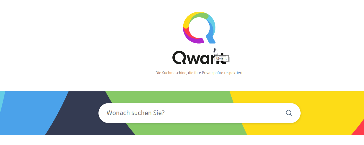 Google-Alternative aus Frankreich: Die Suchmaschine Qwant. 