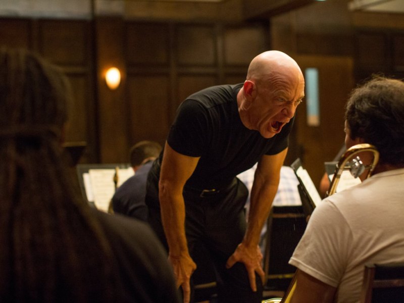 JK Simmons in Whiplash