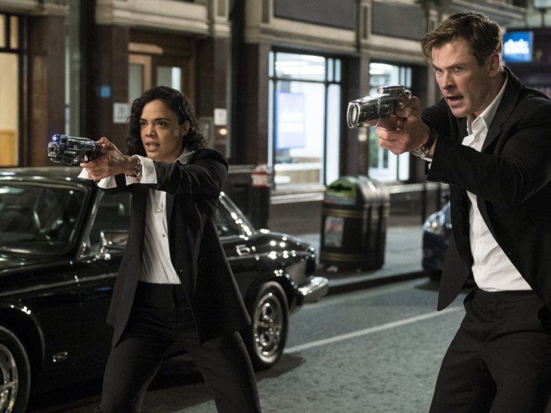 Men in Black International Tessa Thompson Chris Hemsworth