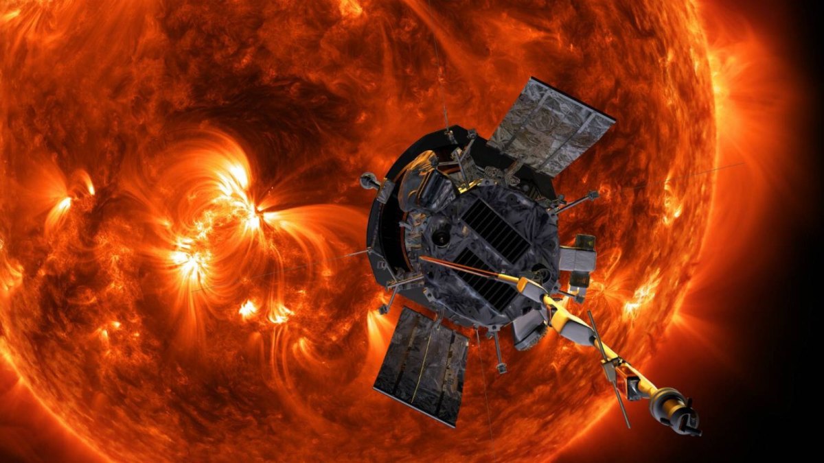 Illustration der NASA-Sonde Parker Solar Probe