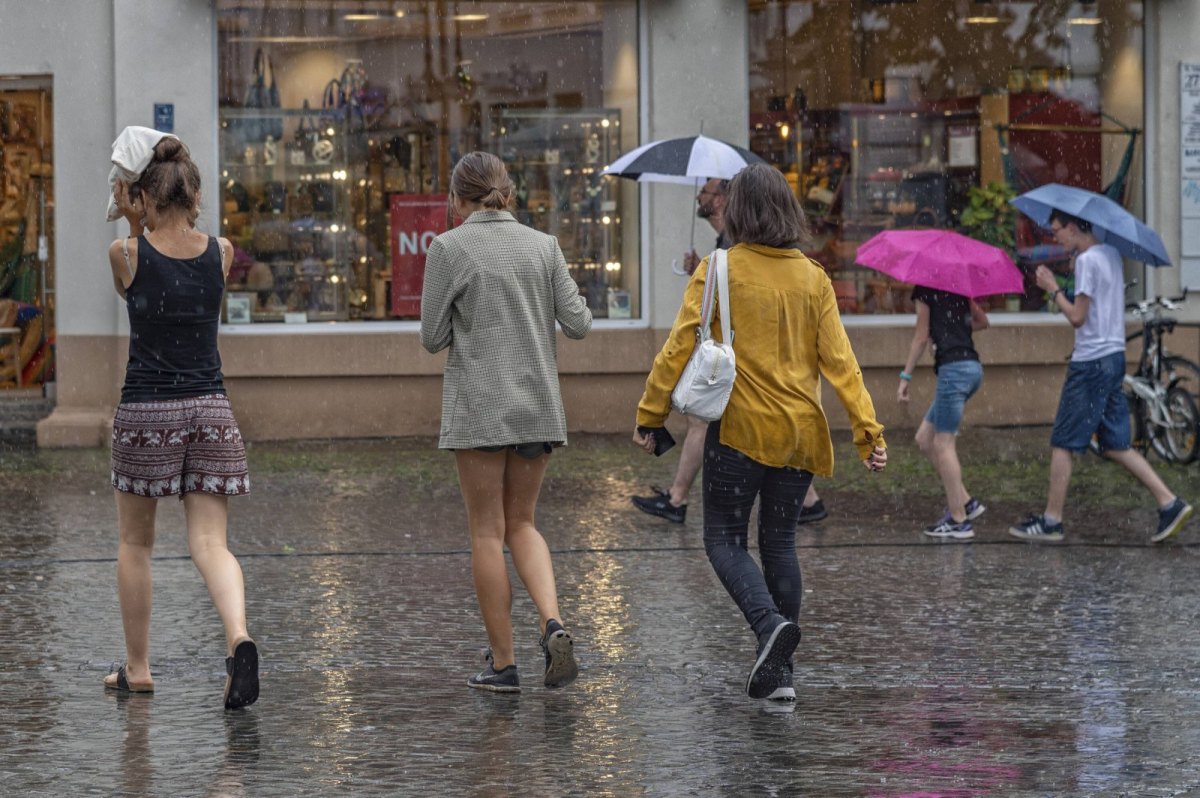 Ein Sommerregen in Saarbrücken