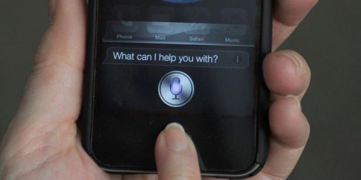 Siri-Frage auf dem iPhone-Bildschirm