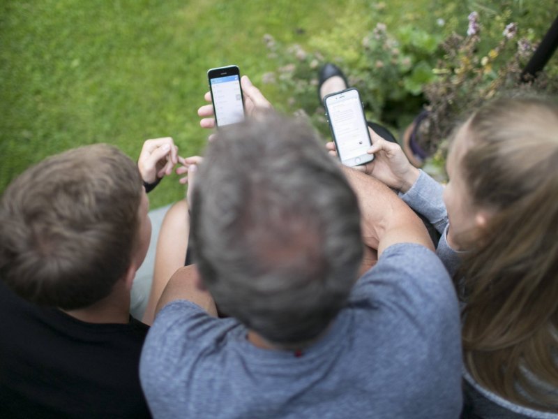 Am häufigsten kommunizieren die Befragten über WhatsApp.