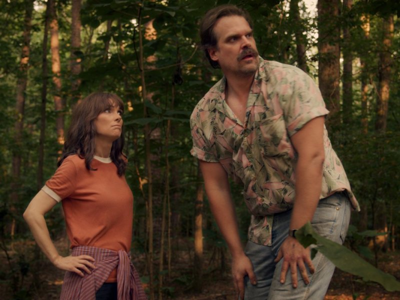 Joyce Byers und Sheriff Jim Hopper Stranger Things