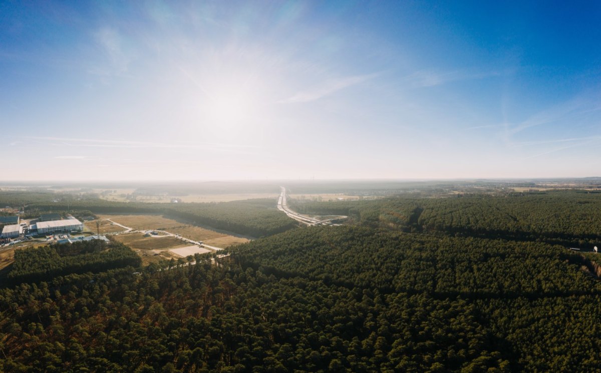 Teslas Gigafactory Grünheide Brandenburg