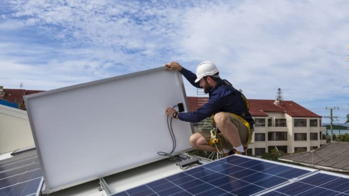 Solaranlage auf dem Dach