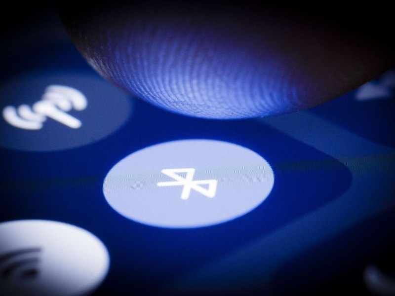 Bluetooth-Symbol auf einem Smartphone