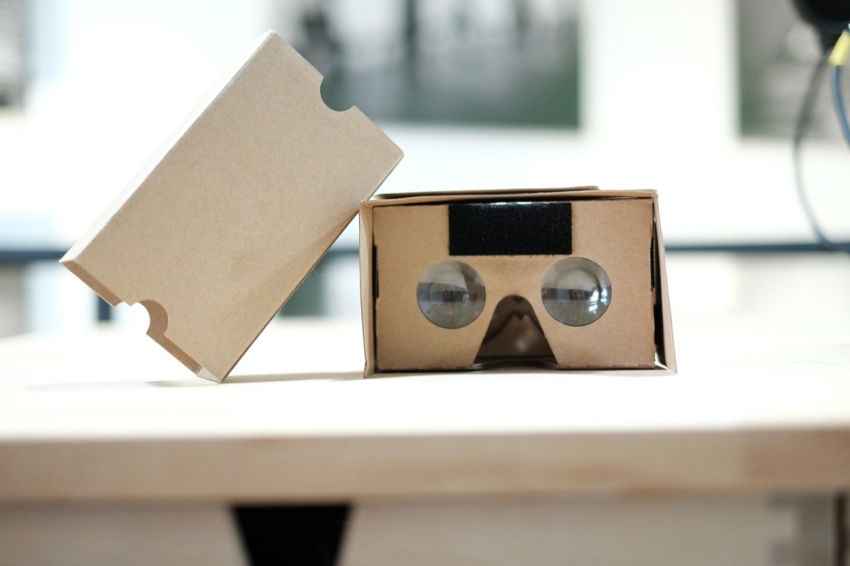 Google Cardboard VR Brille.