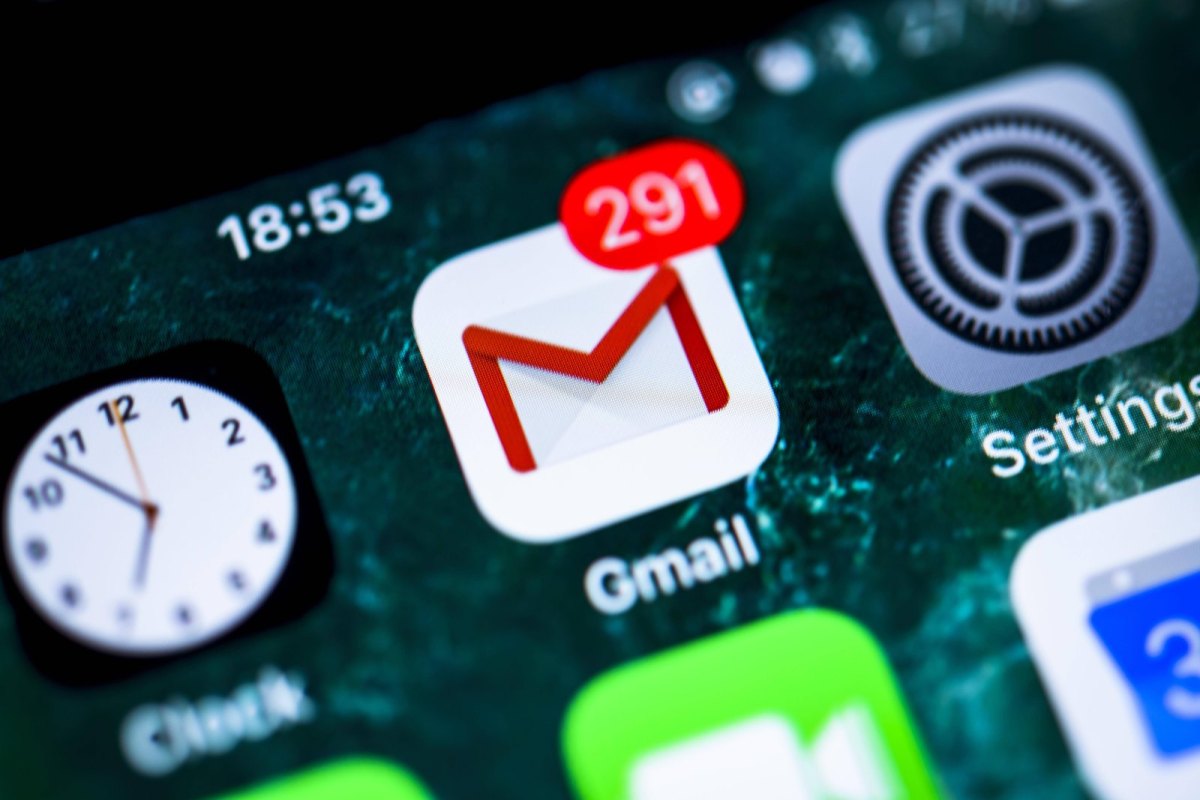 Screenshot der Gmail-App