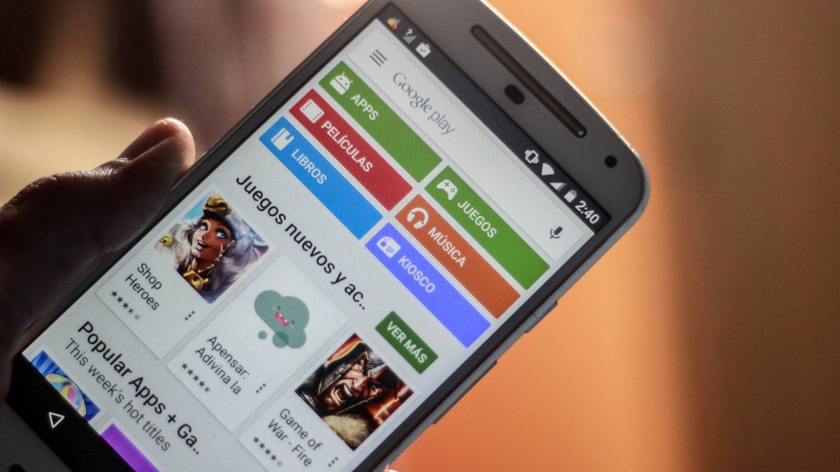 Der Playstore auf einem Android-Smartphone