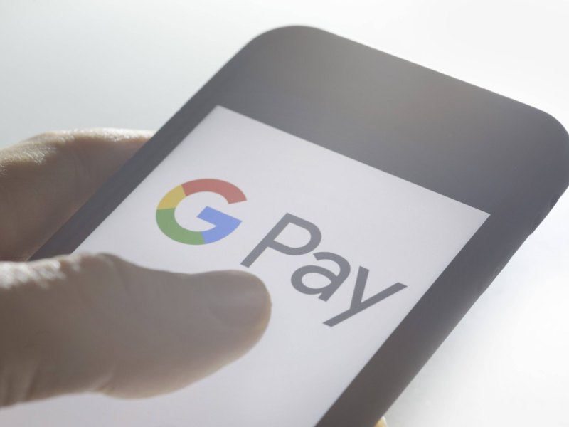 Google Pay auf Smartphone