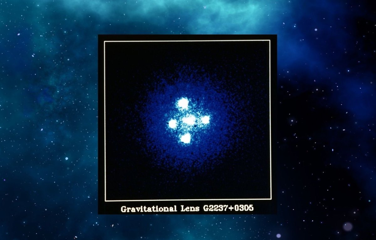 Gravitationslinse (Einsteinkreuz)