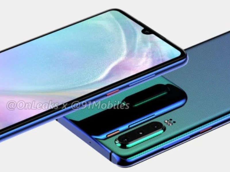 Vorder- und Rückansicht des neuen Huawei P30 Pro