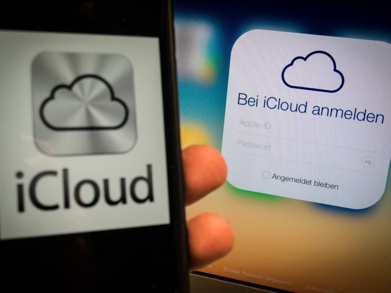 iPhone meldet sich in iCloud an