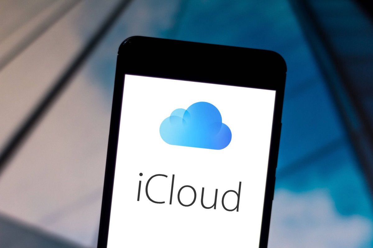 iCloud Logo auf Smartphone