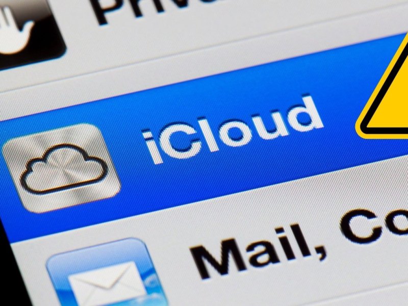 iCloud-Störung