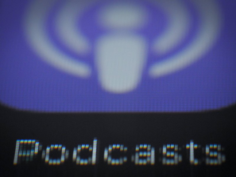 Das Logo der Podcast-App.