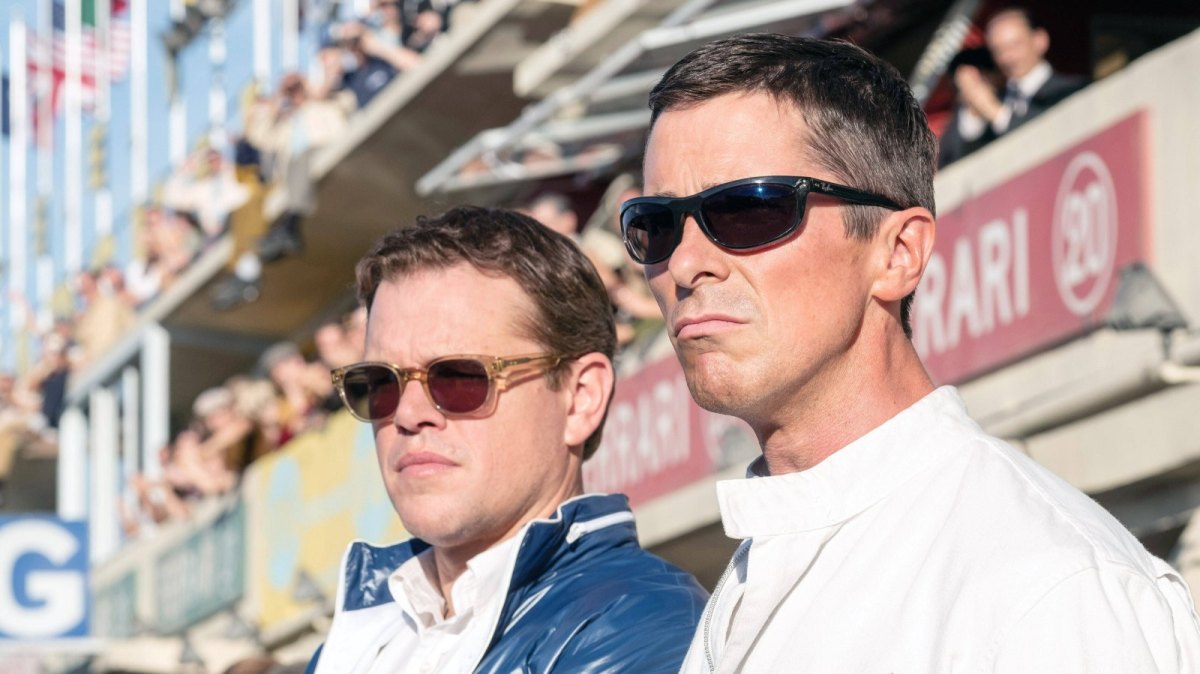 Matt Damon und Christian Bale in Le Mans 66.