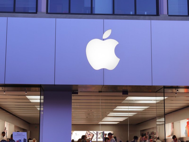 Fassade eines Apple Stores