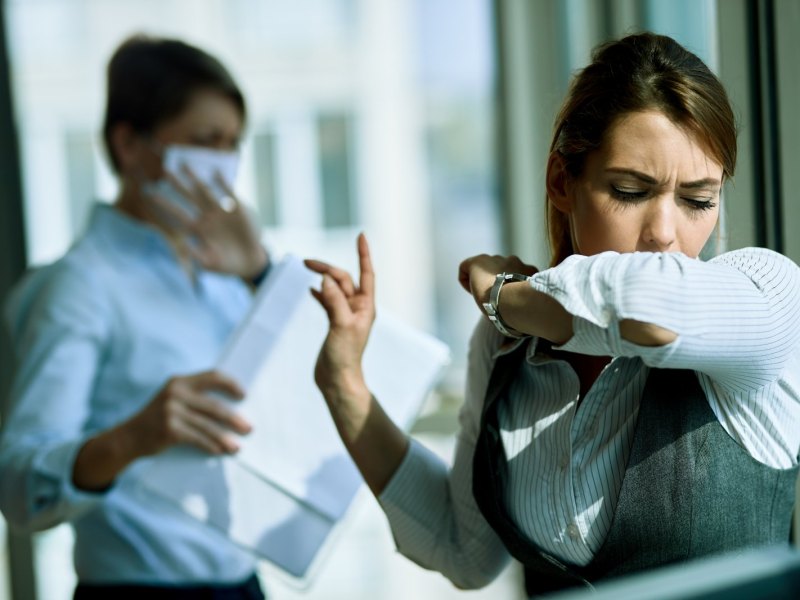 Grippe im Büro