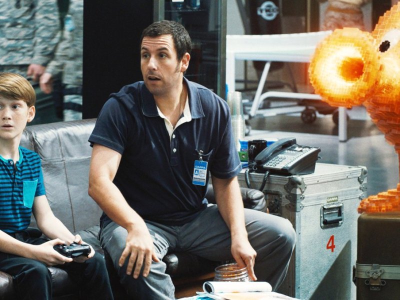 Szenenbild aus Pixels mit Adam Sandler.