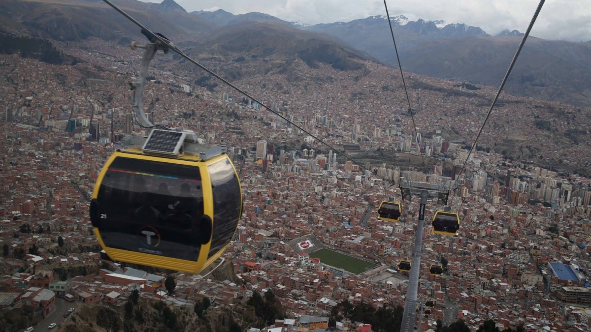 Seilbahn in La Paz