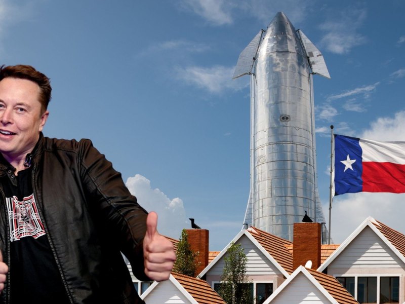 Elon Musk/Weltraumbahnhof/Häuser/Texas