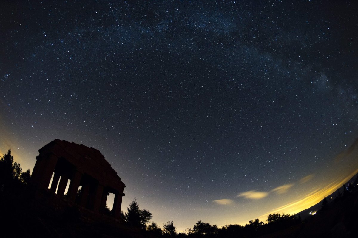 Sternenhimmel in Panorama-Ansicht