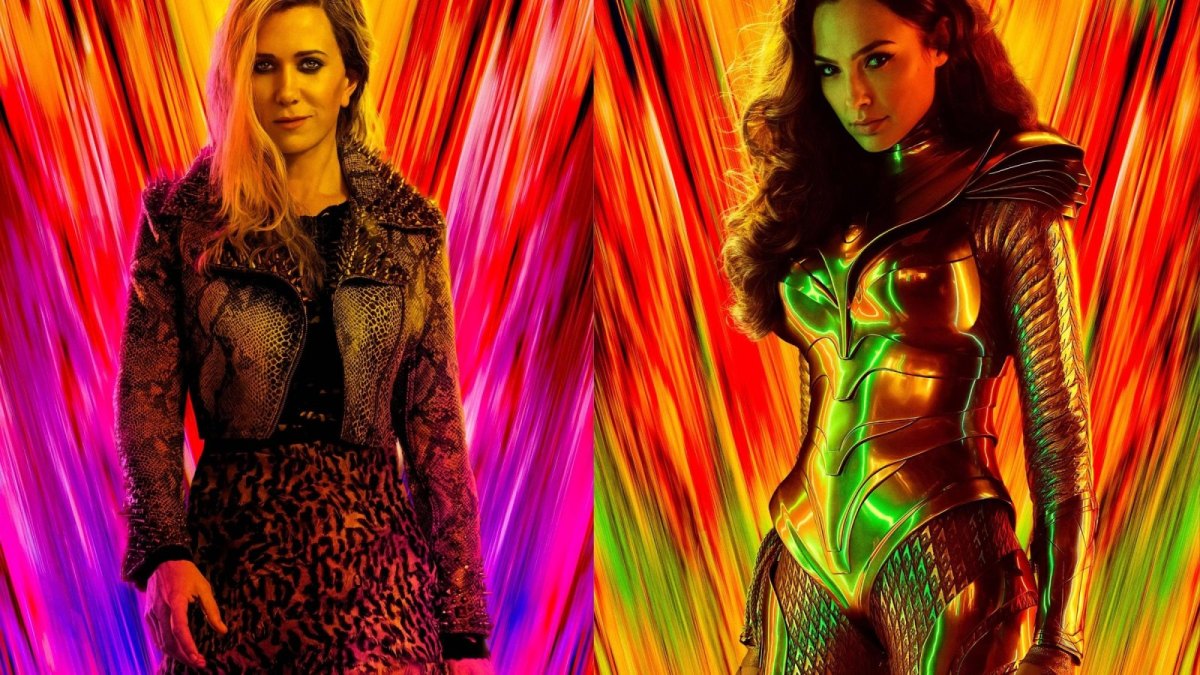 Kristen Wiig als Cheetah und Gal Gadot als Wonder Woman.