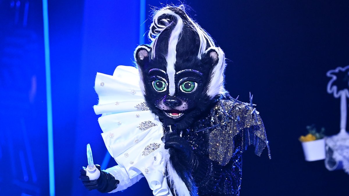 Das Stinktier wurde in der dritten Folge von "The Masked Singer" demaskiert.. © ProSieben/Willi Weber