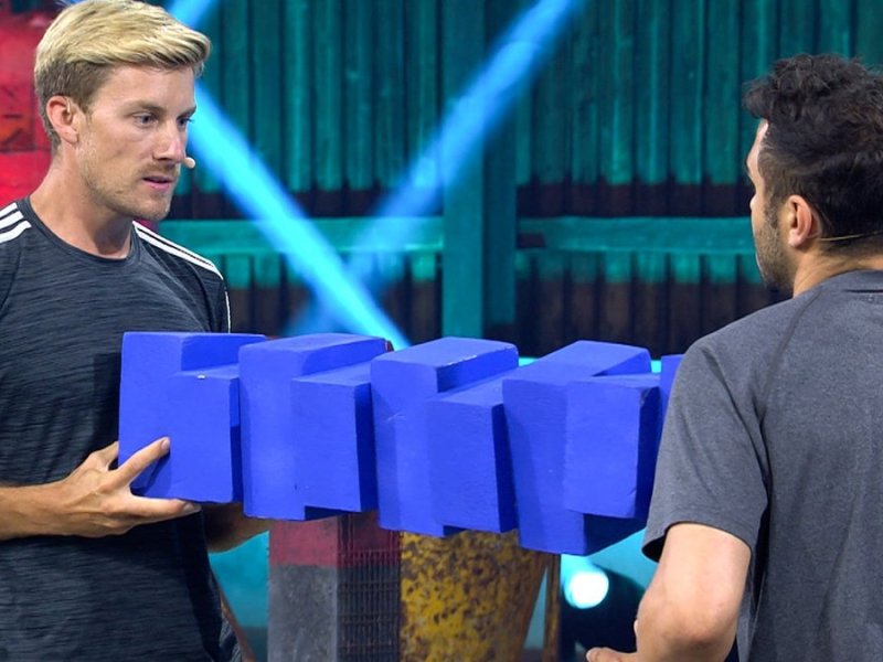 Dominik (l.) und Lars im Finale von "Sommerhaus der Stars".. © RTL