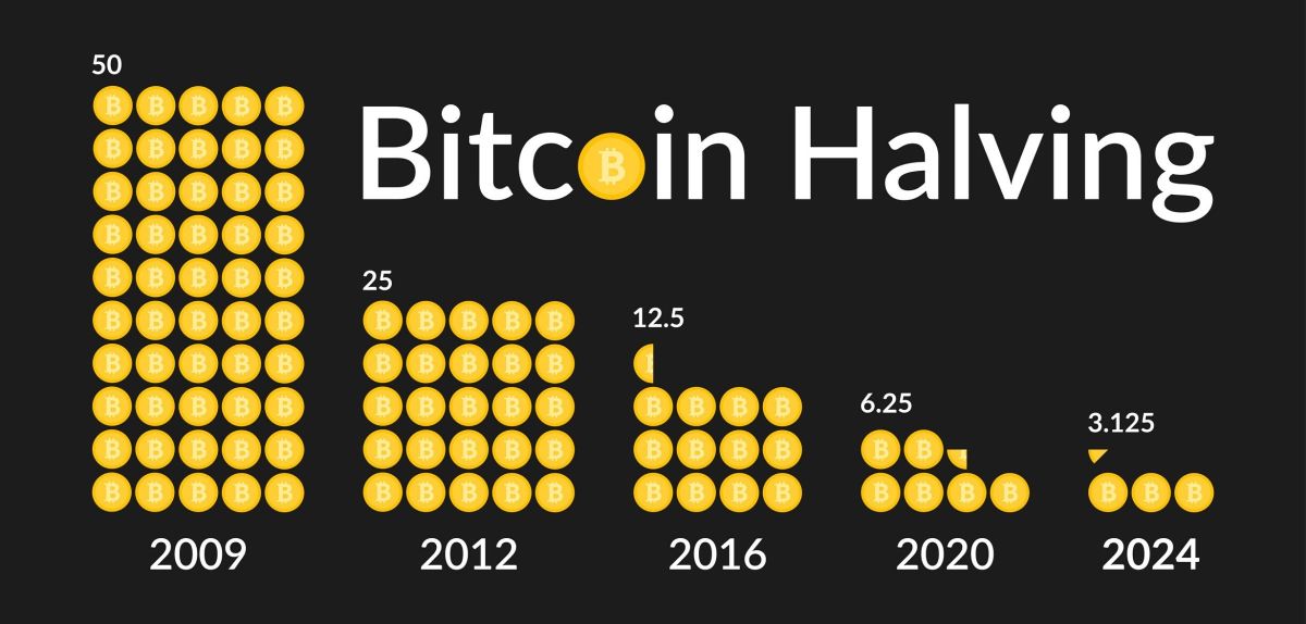 Bitcoin Halving-Vektor