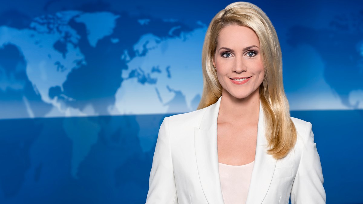 Judith Rakers moderiert die "Tagessschau".. © NDR/Thorsten Jander