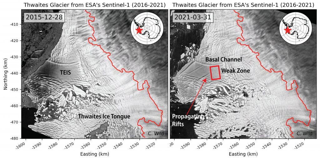 Thwaites-Gletscher