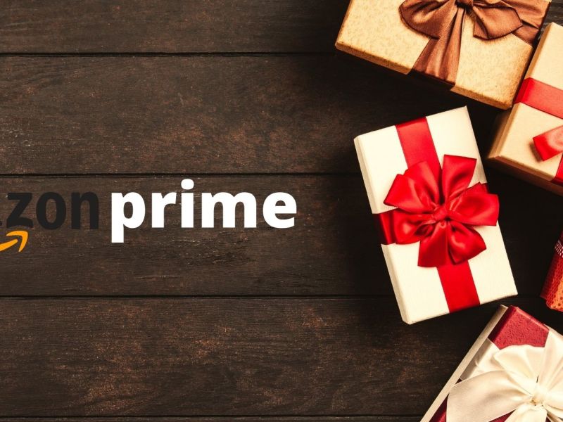 Amazon Prime-Logo und Geschenke