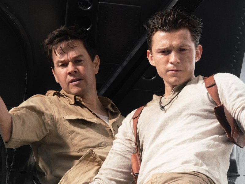 "Uncharted" mit Tom Holland (r.) und Mark Wahlberg ist nur eine von vielen Videospielverfilmungen.. © © 2021 Sony Pictures Entertainment Deutschland GmbH