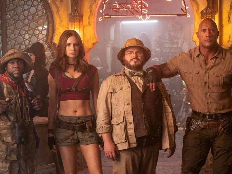 Die vier Avatare aus "Jumanji: Willkommen im Dschungel" sind zurück.. © Sony Pictures Home Entertainment